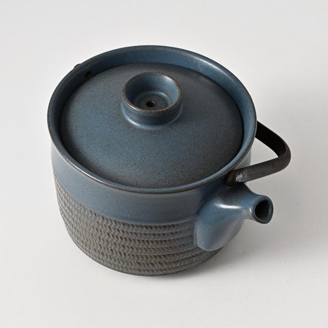 Mid-Century Chevron Teapot by Gill Pemberton for Denby, 1960s For Sale - Image 10 of 13