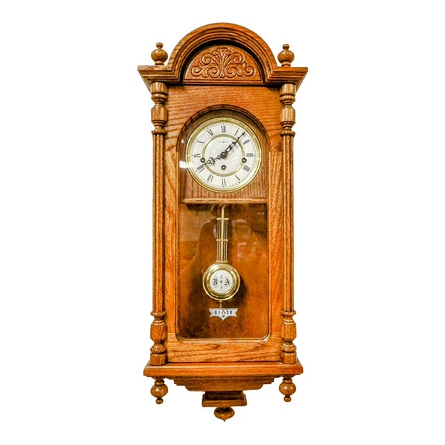 Late 20th Century Howard Miller Wall Clock | Chairish