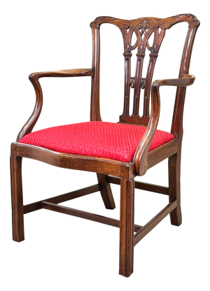 18th Century Chippendale Mahogany Armchair, 1760s