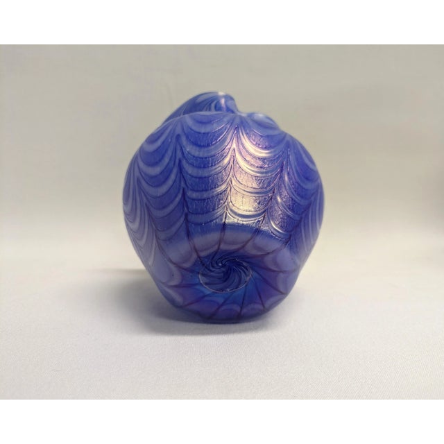 Czech Bohemia Art Glass Bowl For Sale - Image 4 of 11