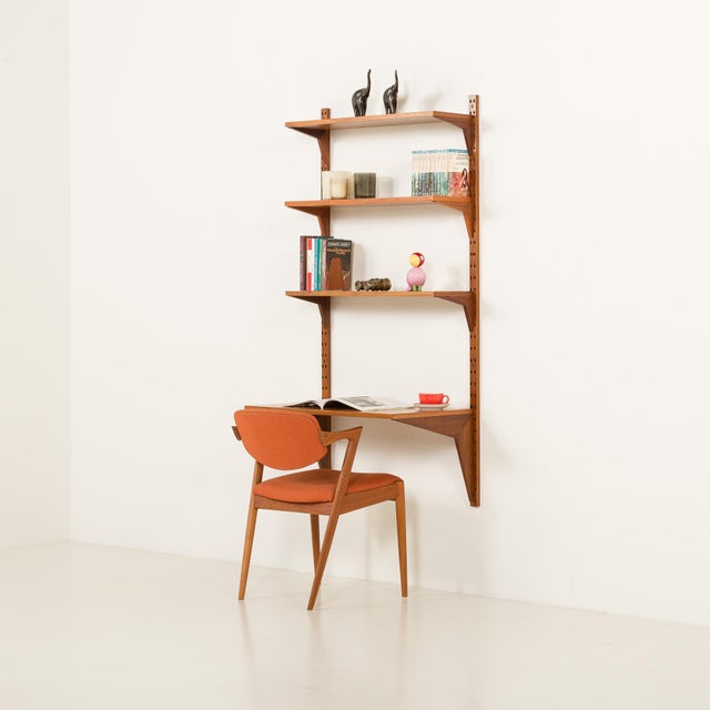 Vintage Shelving Unit with Desk by Poul Cadovius for Cado, 1960s For Sale - Image 10 of 10