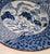 Japanese Large 14.5" Japanese Arita Blue and White Porcelain Landscape Charger Plate For Sale - Image 3 of 5