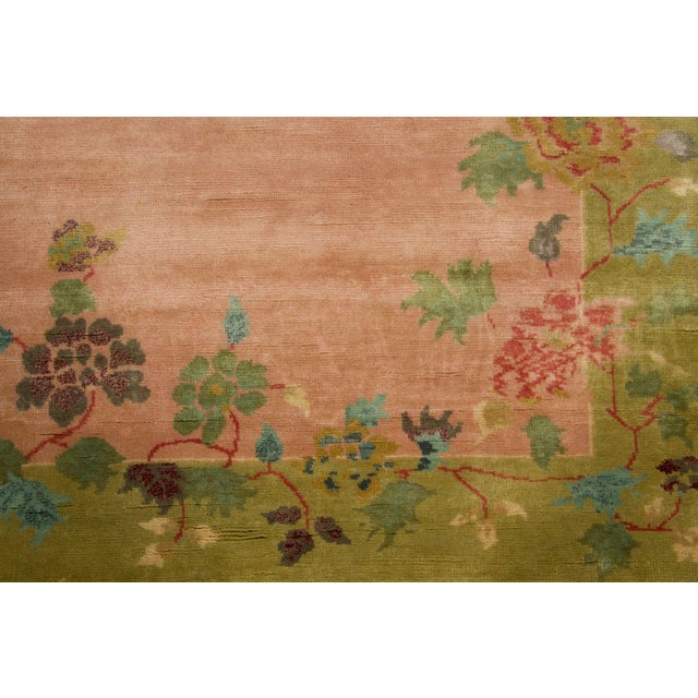 Late 20th Century Contemporary Chinese Art Deco Style Square Wool Rug by Rug & Kilim For Sale - Image 5 of 8
