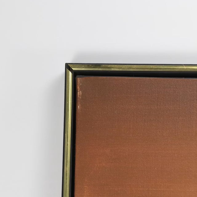 Mid-Century Modern Vintage Monumental Coastal Oil Painting Walter Sherwood For Sale - Image 3 of 17