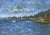 This oil painting captures a serene coastal scene at Lowman Beach, where gentle waves ripple under a vibrant sky filled...
