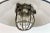 Industrial Black Enamel and Cast Iron Cage Pendant Light from Elektrosvit, 1960s For Sale - Image 6 of 15