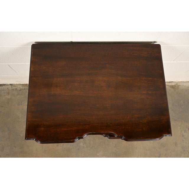 Kindel Furniture Georgian Solid Mahogany Block Front Nightstand For Sale - Image 14 of 18