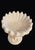 Traditional Vintage White Ceramic Monkey Bananas Tall Catchall Statues Bowls- A Pair For Sale - Image 3 of 8