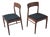 Vintage Teak Dining Chairs by Henning Kjærnulf for KS Møbler, Denmark, 1960s, Set of 2 For Sale