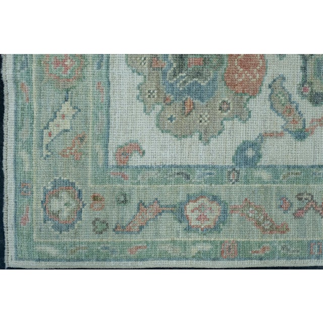 Turkish Turkish Oushak Runner Rug 2'9" x 22'4" #17477 For Sale - Image 3 of 8