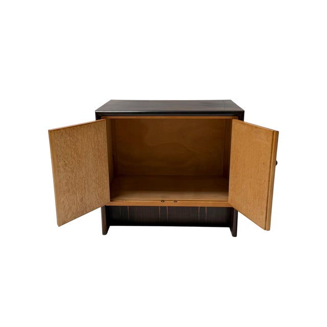Art Deco Cabinet in Macassar and Birch by Gebroeders Reens Amsterdam, 1930s For Sale - Image 11 of 15