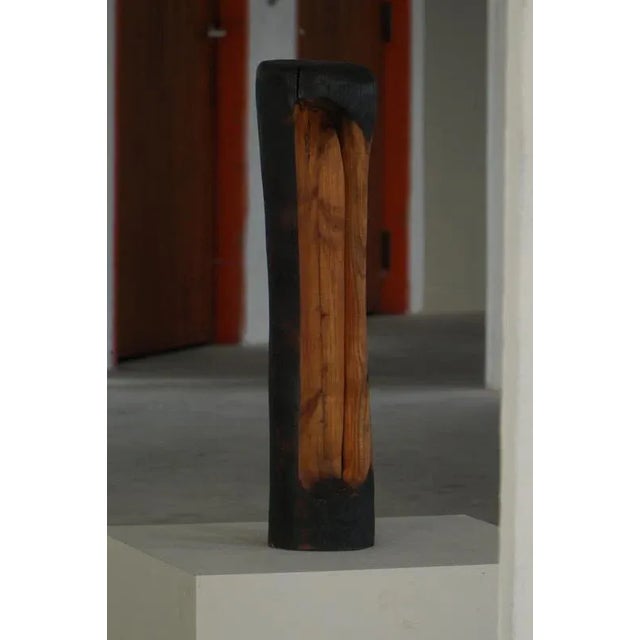 Large Wooden Sculpture by Ole Wettergren, 1990s For Sale - Image 17 of 18