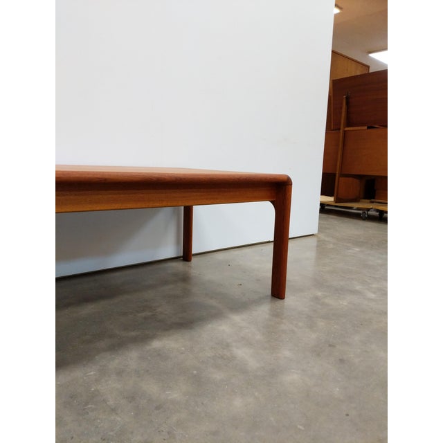 Wood Vintage Mid Century Modern Teak Coffee Table by O'Donnell For Sale - Image 7 of 9