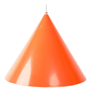 1960s Mid-Century Orange Billiard Pendant by Arne Jacobsen for Louis Poulsen