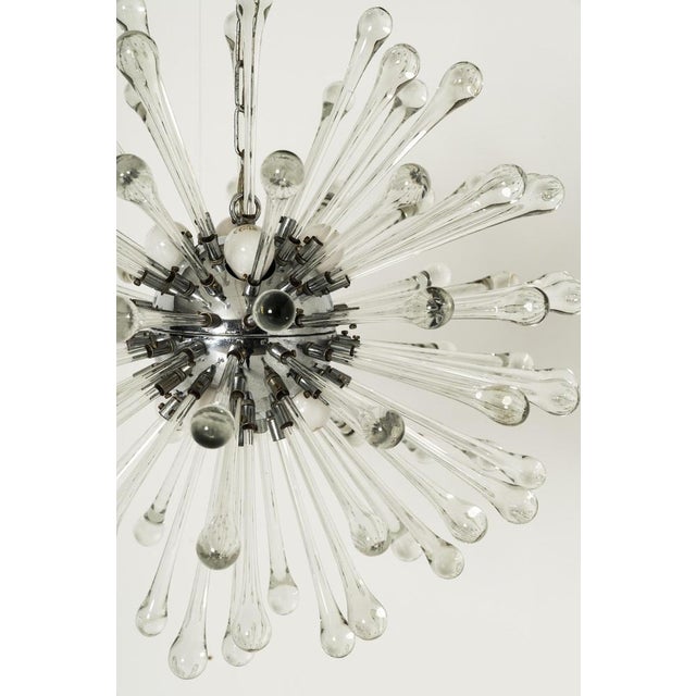 Sputnik Murano Glass Drops Chandelier, Italy, 1960s For Sale - Image 10 of 16