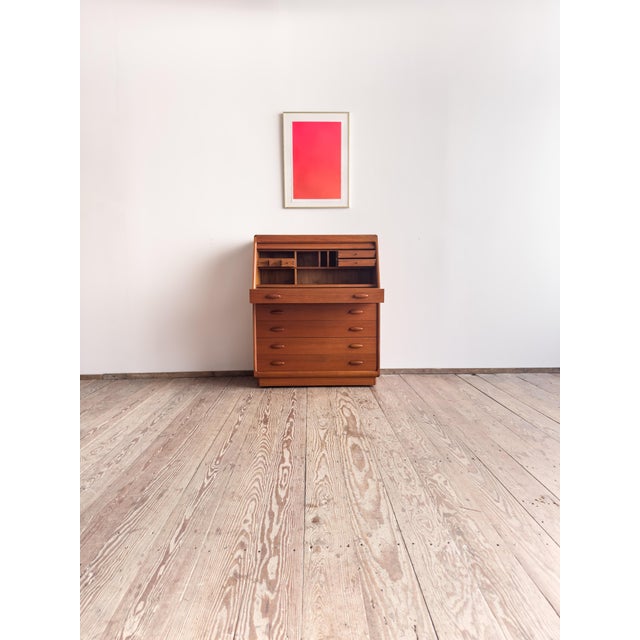 Dyrlund Mid-Century Modern Teak Secretary from Dyrlund, 1960s For Sale - Image 4 of 18