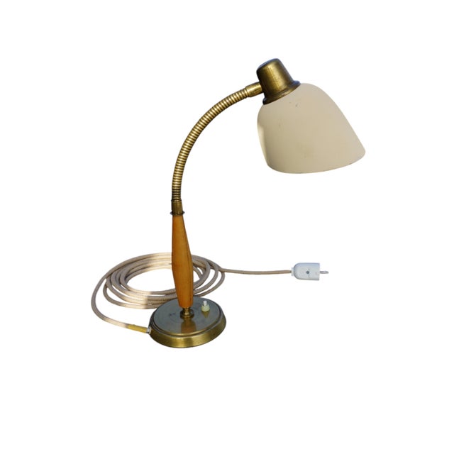 Wood Mid-Century Swedish Table Lamp by Bertil Brisborg for Nordiska Kompaniet, 1950s For Sale - Image 7 of 7