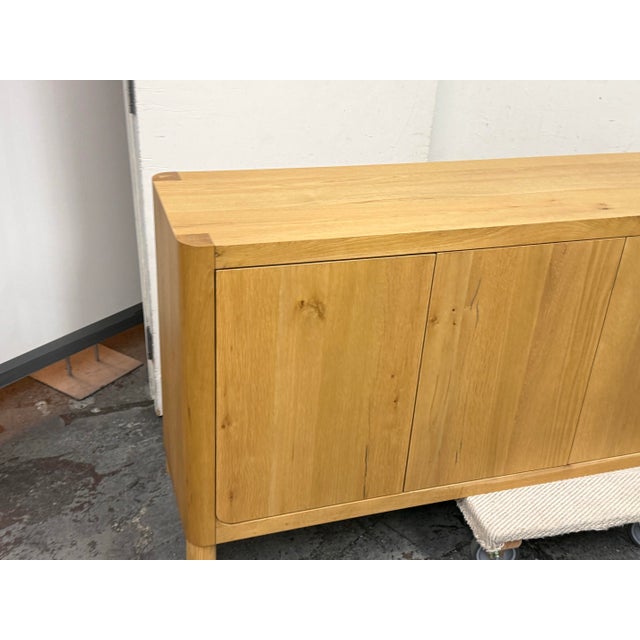 Classic Concepts Orlando Oak Wood Credenza For Sale - Image 10 of 12