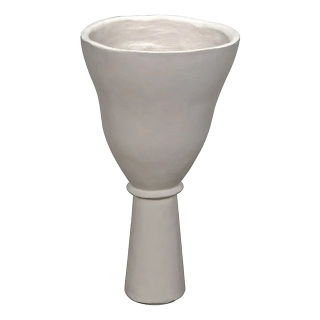 NOIR Vase, White Fiber Cement For Sale