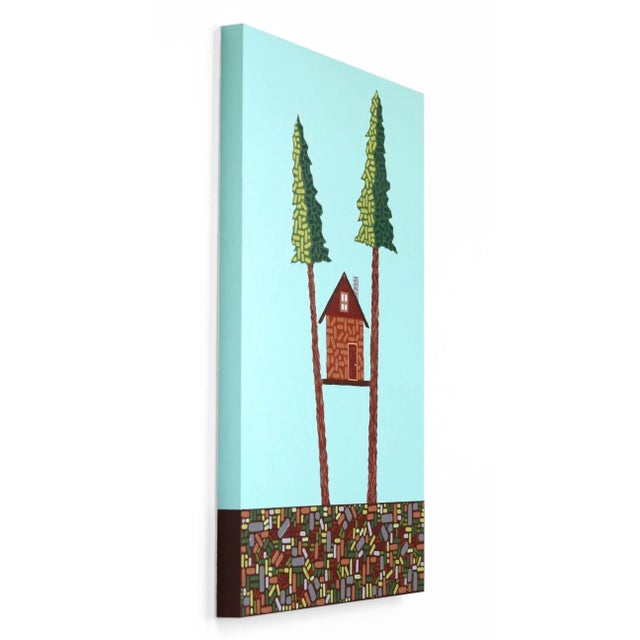 ''Tree House'' Contemporary Minimalist Acrylic Painting by Will Beger For Sale In Los Angeles - Image 6 of 9