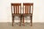 Limbert Style Antique Mission Oak Arts & Crafts Side Chairs or Dining Chairs, Pair For Sale - Image 13 of 14