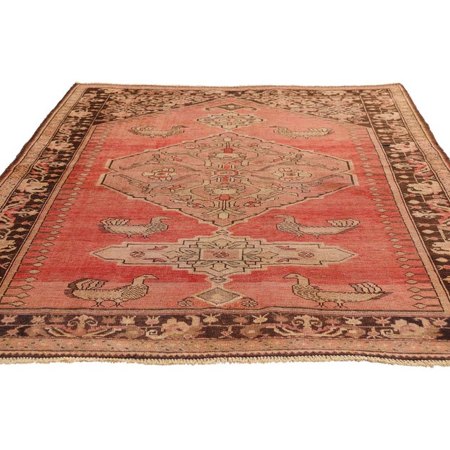 Tribal Antique Caucasian Karabakh Rug, 04'02 X 06'01 For Sale - Image 3 of 10