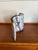 Ceramic Contemporary Studio Pottery Hanukkah Menorah in White & Cobalt Glaze For Sale - Image 7 of 9