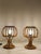 Bamboo and Rattan Table Lamps in the style of Louis Sognot, Italy, 1960s, Set of 2 For Sale - Image 6 of 11