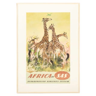 Africa from Scandinavian Airlines, 1950 For Sale
