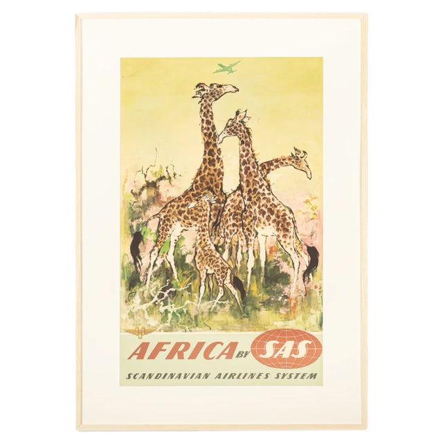 Africa from Scandinavian Airlines, 1950 For Sale