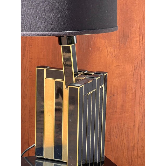 A Mosaic Table Lamp By Bd Lumica, Signed, Circa 1970 For Sale In Los Angeles - Image 6 of 12