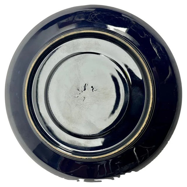 Vintage Silver Overlay and Cobalt Porcelain Tea/Coffee Set by Richard Ginori, 1950, Set of 27 For Sale - Image 13 of 17