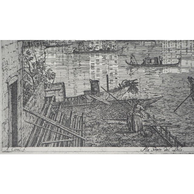 After Giovanni Antonio, Canal, View of the Grand Canal in Venice, 1975, Photogravure For Sale - Image 3 of 6
