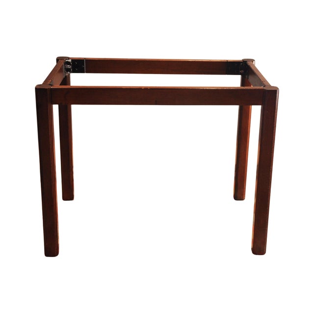 Victorian Military Campaign Mahogany and Brass Butlers Tray Table, Set of 2 For Sale - Image 12 of 14