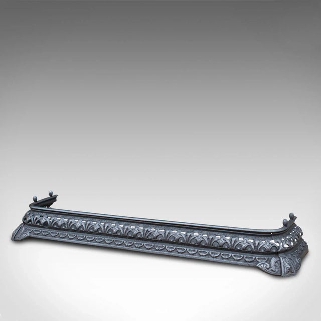 Mid 19th Century 1850s Victorian Iron Fireside Set - 2 Pieces For Sale - Image 5 of 13