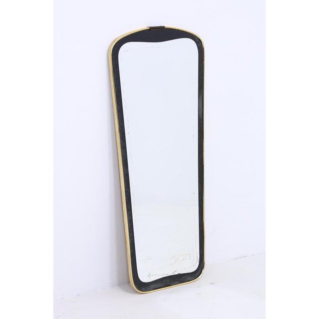 Mid-Century Wooden Hanging Mirror, 1960s For Sale - Image 3 of 11