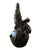 Intricate Bronze Pheasant Bird on Apple With Ladybug Antique Table Bell For Sale - Image 4 of 12