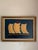 This richly layered maritime painting features a black vessel set against a deep navy sky, with water rendered in varying...