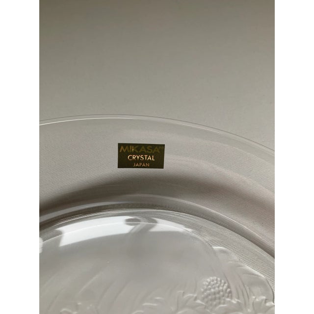 Art Deco Early 20th Century Mikasa Crystal Plate For Sale - Image 3 of 5