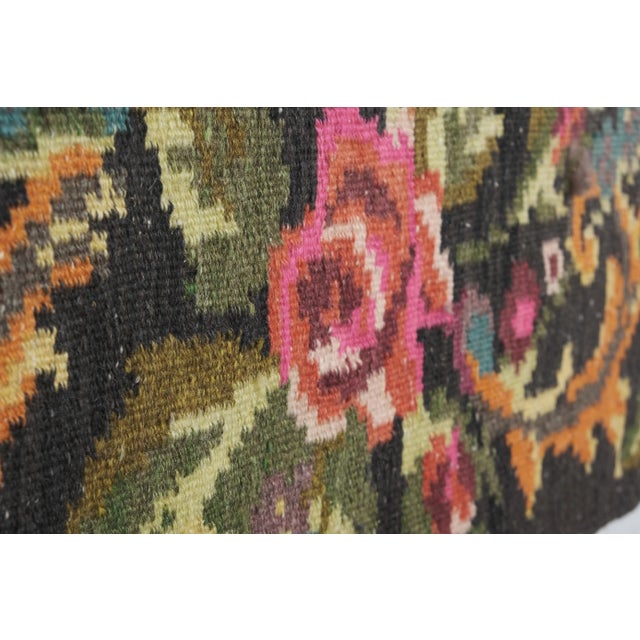 Vintage Tiger Kilim Rug - Animal Tapestry For Sale - Image 9 of 13