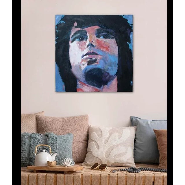 Contemporary Portraiture Pop Art Oil Painting, Original Artwork For Sale - Image 10 of 12