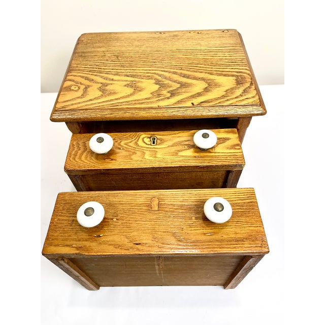 Antique Cabinet: Spool Chest For Sale - Image 11 of 12