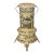 Antique Folk Art Hand Painted Oil Heating Stove Decorative Lamp For Sale