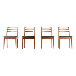 Vintage Teak Dining Chairs from Meredew, 1960s, Set of 4 For Sale