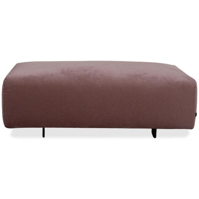 Set of Fabric Corduroy Moss Three-Seater Sofa and Ottoman in Pink Mauve Sofa from COR For Sale - Image 12 of 14