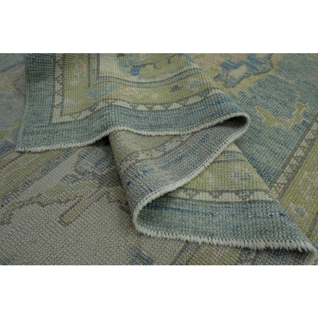 Textile Turkish Oushak Rug 10'2" x 13'10" #18601 For Sale - Image 7 of 8