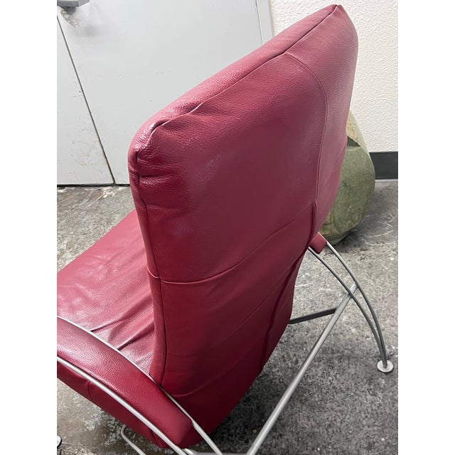 Percival Lafer for Lafer Furniture Billie Leather Recliner For Sale - Image 10 of 12