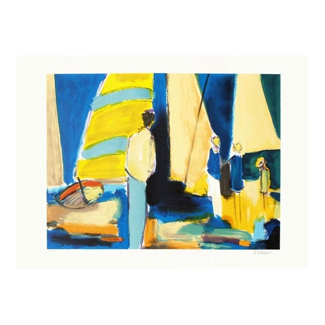 1994 François d'Arguin Bord De Mer Signed Lithograph For Sale