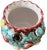 1960s Italian Modernist Cabochon Jeweled Art Pottery Vase, Attributed to Fratelli Fanciullacci For Sale In Jacksonville, FL - Image 6 of 11