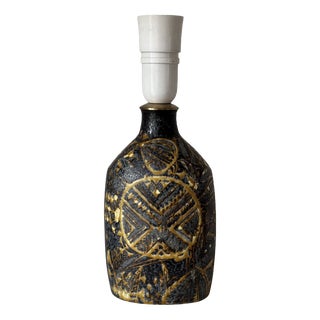 Mid-Century Table Lamp in Faience by Nils Thorsson for Royal Copenhagen, 1970s For Sale